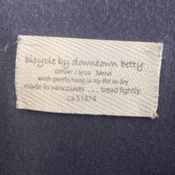 Downtown Betty Soft Goods stretch cotton/Lycra dress in denim blue Size S - Picture 7 of 8